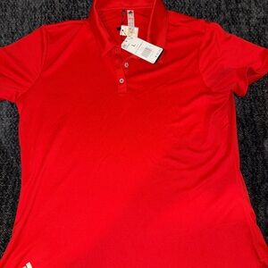 Woman’s Adidas, golf shirt, size large new tags